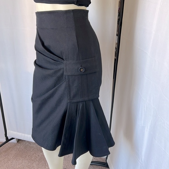 Byron Lars Beauty Mark Black Skirt - Picture 2 of 6